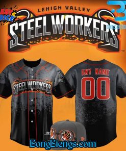 Lehigh Valley IronPigs “Steelworker” Replica Baseball Jersey