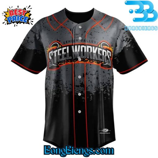 Lehigh Valley IronPigs “Steelworker” Replica Baseball Jersey