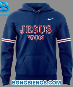Liberty Flames Praise Be To God! ” JESUS WON “ Hoodie
