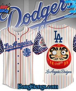 Los Angeles Dodgers Daruma Doll Baseball Jersey