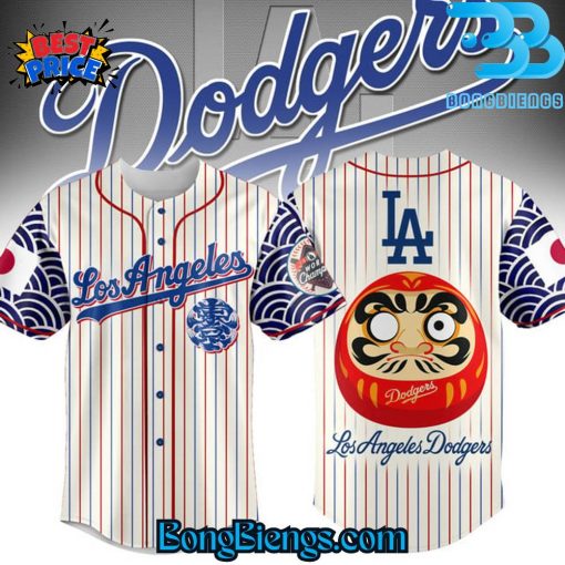 Los Angeles Dodgers Daruma Doll Baseball Jersey