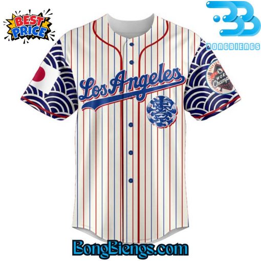 Los Angeles Dodgers Daruma Doll Baseball Jersey