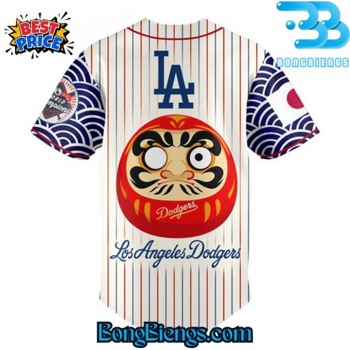 Los Angeles Dodgers Daruma Doll Baseball Jersey