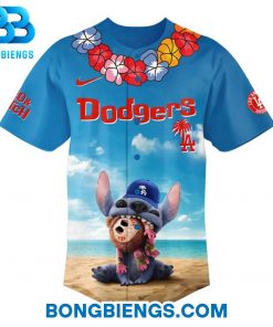 Los Angeles Dodgers Special 2025 Lilo & Stitch Baseball Jersey