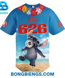Los Angeles Dodgers Special 2025 Lilo Stitch Baseball Jersey