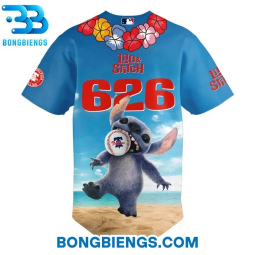 Los Angeles Dodgers Special 2025 Lilo & Stitch Baseball Jersey