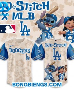 Los Angeles Dodgers x Lilo & Stitch 2025 Baseball Jersey