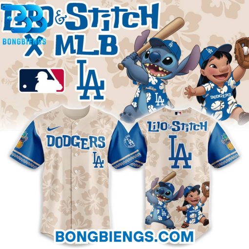 Los Angeles Dodgers x Lilo & Stitch 2025 Baseball Jersey
