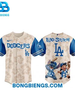 Los Angeles Dodgers x Lilo & Stitch 2025 Baseball Jersey