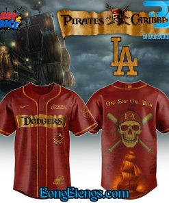 Los Angeles Dodgers x Pirates Of The Caribbean Baseball Jersey