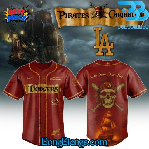 Los Angeles Dodgers x Pirates Of The Caribbean Baseball Jersey