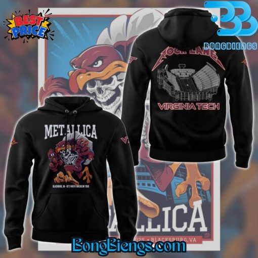 Metallica x Virginia Tech Hokies Lane Rocked Hoodie