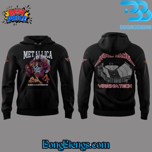 Metallica x Virginia Tech Hokies Lane Rocked Hoodie