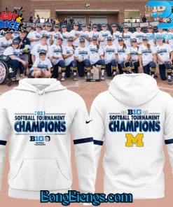 Michigan Wolverines Big Ten Softball Champions 2025 Hoodie