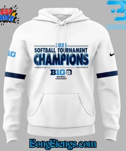 Michigan Wolverines Big Ten Softball Champions 2025 Hoodie