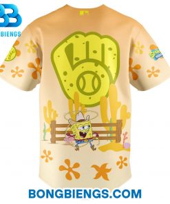 Milwaukee Brewers X SpongeBob SquarePants Baseball Jersey