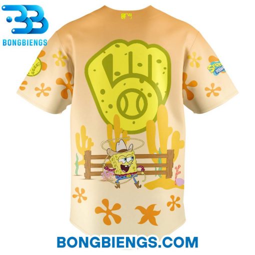 Milwaukee Brewers X SpongeBob SquarePants Baseball Jersey
