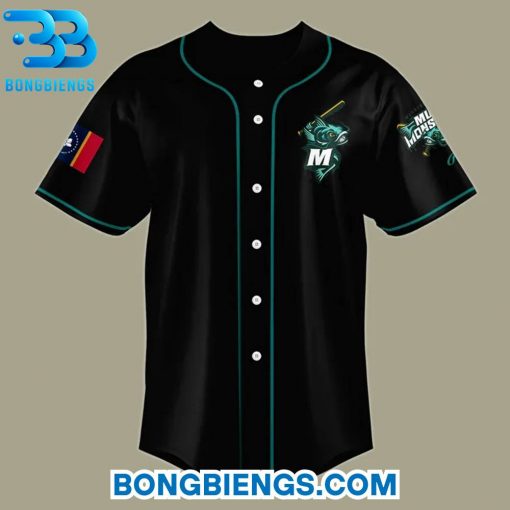 Mississippi Mud Monsters Limited Edition 2025 Black Baseball Jersey