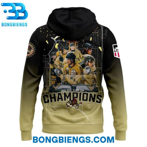 Muskegon Lumberjacks 2025 USHL Clark Cup Champions Hoodie