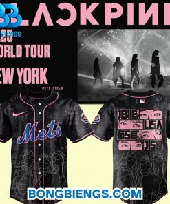 New York Mets x BLACKPINK 2025 World Tour New York Baseball Jersey