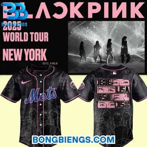 New York Mets x BLACKPINK 2025 World Tour New York Baseball Jersey