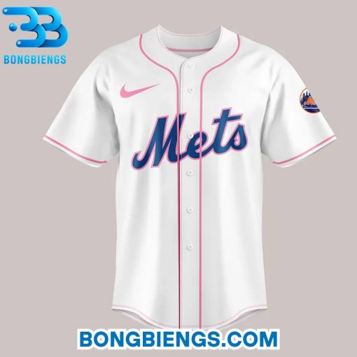 New York Mets x BLACKPINK 2025 World Tour New York Special Edition White Jersey