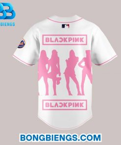 New York Mets x BLACKPINK 2025 World Tour New York Special Edition White Jersey