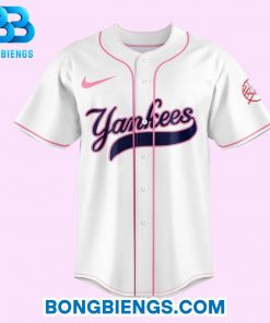 New York Yankees x BLACKPINK Limited Edition White Baseball Jersey