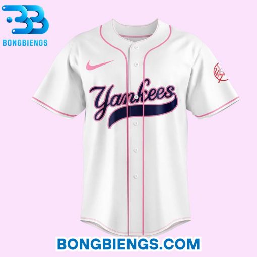 New York Yankees x BLACKPINK Limited Edition White Baseball Jersey