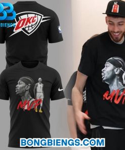 Oklahoma City Thunder NBA The MVP 2024-2025 Black Tee