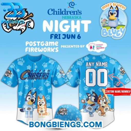 Omaha Storm Chasers Bluey Night Special Jersey
