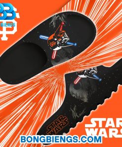 San Francisco Giants x Star Wars Night Yeezy Slides Slipper Sandal