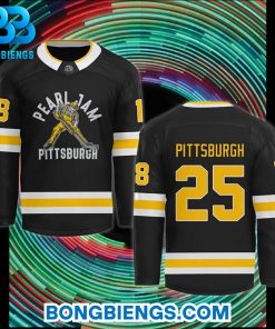 Pearl Jam “Dark Matter Tour” From Pittsburgh Penguins Hockey Jersey