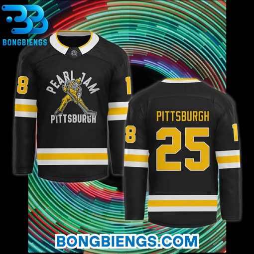 Pearl Jam “Dark Matter Tour” From Pittsburgh Penguins Hockey Jersey
