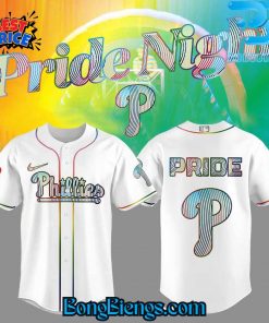 Philadelphia Phillies LGBTQ Pride Night 2025 Baseball Jersey