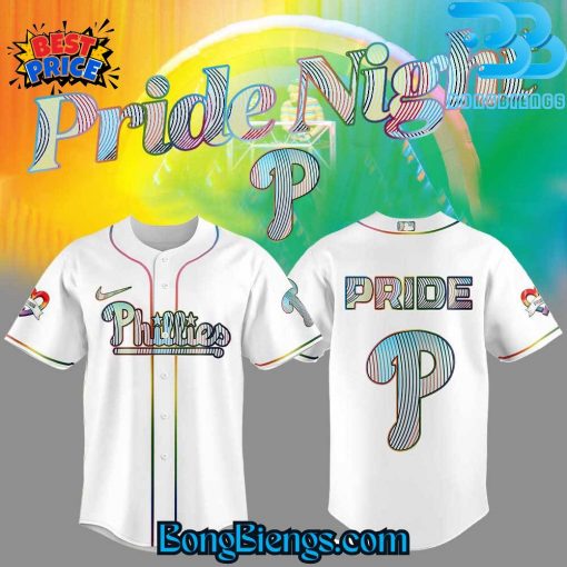 Philadelphia Phillies LGBTQ Pride Night 2025 Baseball Jersey
