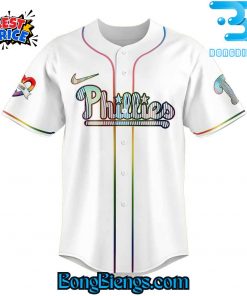 Philadelphia Phillies LGBTQ Pride Night 2025 Baseball Jersey