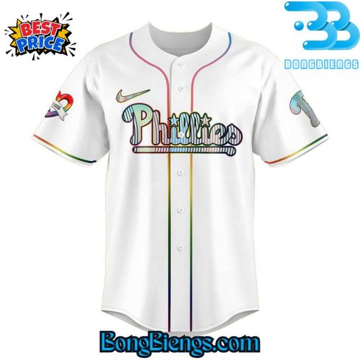Philadelphia Phillies LGBTQ Pride Night 2025 Baseball Jersey