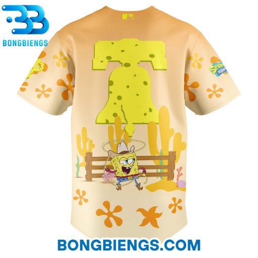 Philadelphia Phillies Special 2025 SpongeBob SquarePants Baseball Jersey