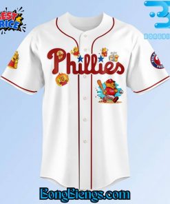 Philadelphia Phillies x Pooh Bear Limited Baseball Jersey
