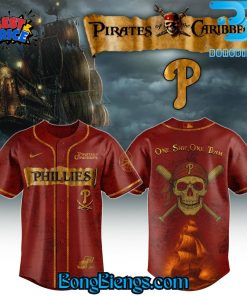 Pirates Of The Caribbean x Philadelphia Phillies Baseball Jersey