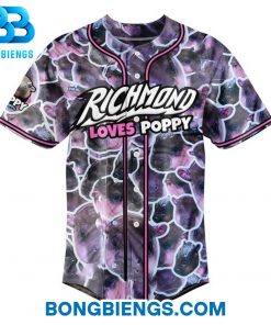 Richmond Flying Squirrels Love Poppy Custom Jersey