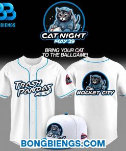 Rocket City Trash Pandas 2025 Cat Night Baseball Jersey