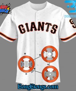 San Francisco Giants x 2025 Star Wars Night BB-8 Baseball Jersey