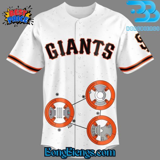 San Francisco Giants x 2025 Star Wars Night BB-8 Baseball Jersey