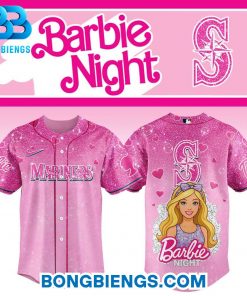 Seattle Mariners Barbie Night Jersey