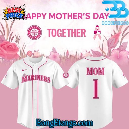 Seattle Mariners Happy Mother’s Day Baseball Jersey
