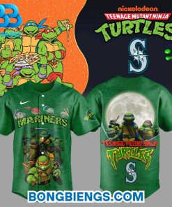 Seattle Mariners Teenage Mutant Ninja Turtles Baseball Jersey