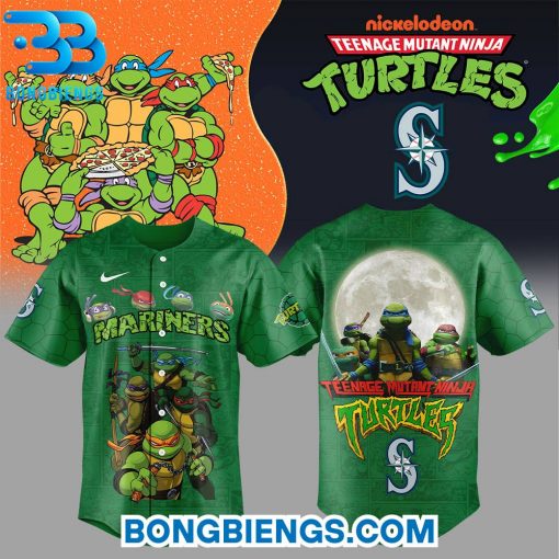 Seattle Mariners Teenage Mutant Ninja Turtles Baseball Jersey