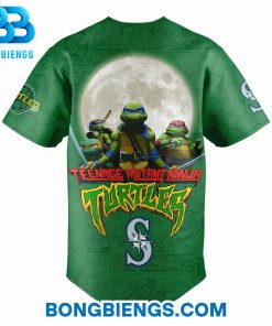 Seattle Mariners Teenage Mutant Ninja Turtles Baseball Jersey